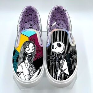 Disney Nightmare Before Christmas Jack Low Top‎ Slip-on Loafers Shoes - Various